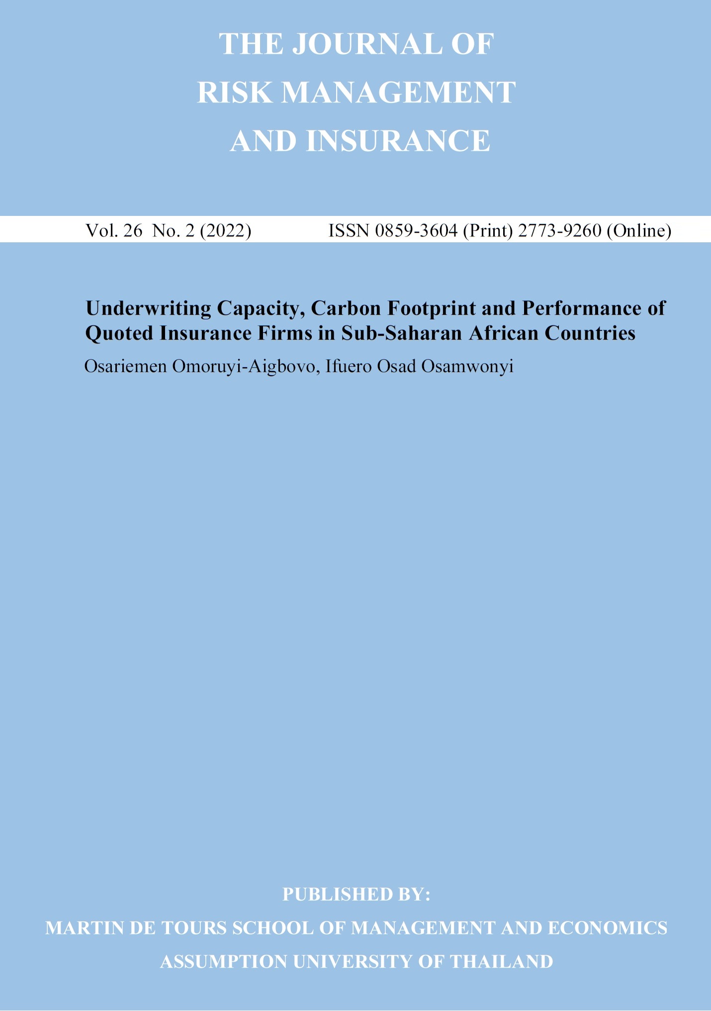 risk management and insurance thesis topics